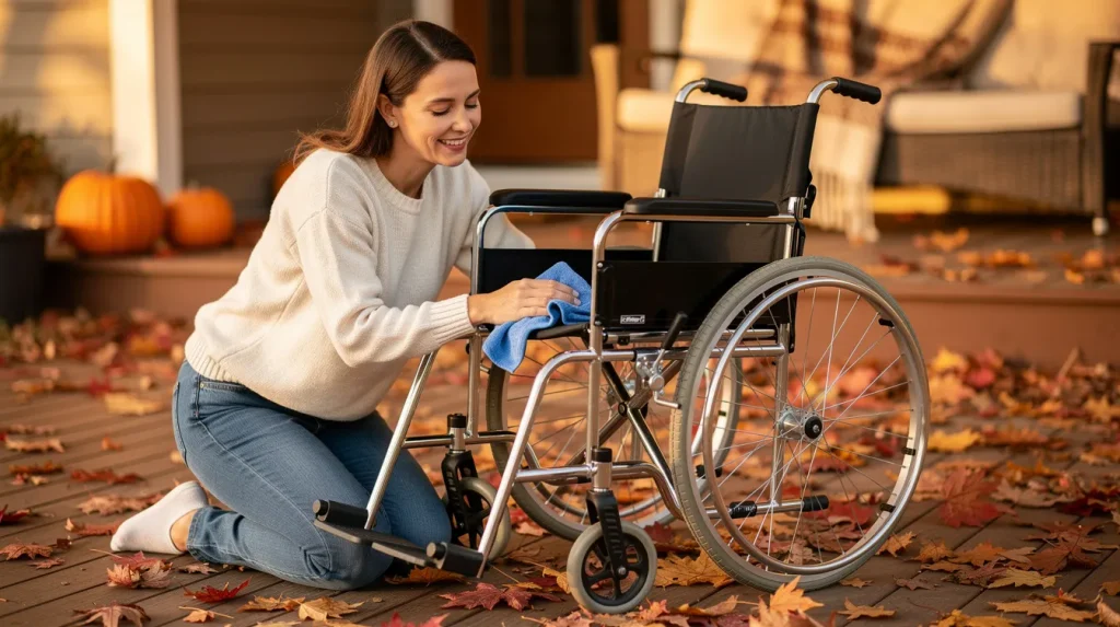 Wheelchair Manufacturers in Canada | Wheelchair Canada | Autumn Wheelchair Care 101: How to Keep Your Wheelchair Clean, Dry, and Rust-Free This FallAutumn Wheelchair Care 101 How to Keep Your Wheelchair Clean, Dry, and Rust-Free This Fall Wheelchair Manufacturers in Canada | Wheelchair Canada | Autumn Wheelchair Care 101: How to Keep Your Wheelchair Clean, Dry, and Rust-Free This FallAutumn Wheelchair Care 101 How to Keep Your Wheelchair Clean, Dry, and Rust-Free This Fall